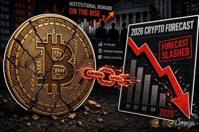 尽管机构需求上升，21Shares大幅下调2026年加密货币预测