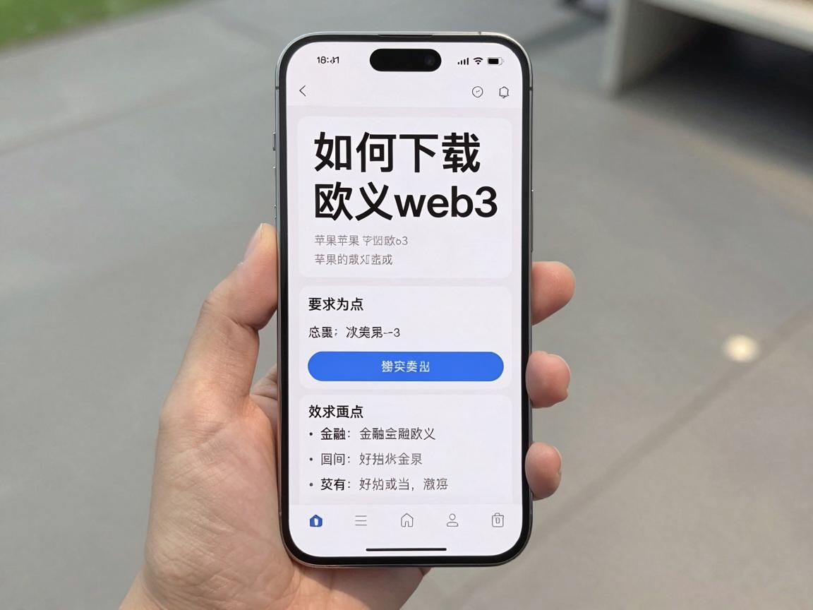 苹果手机如何下载欧义web3