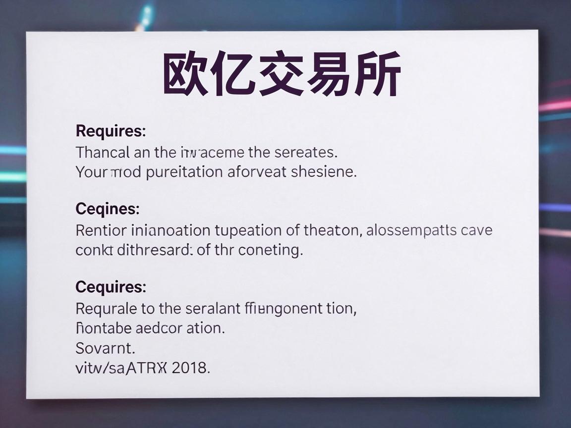 欧亿交易所邀请函