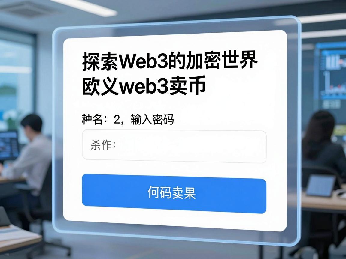 探索Web3的加密世界，欧义web3卖币输入密码