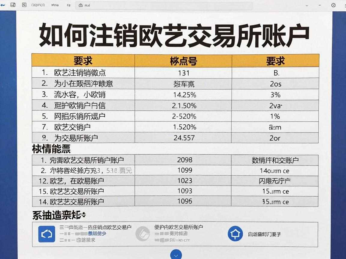 如何注销欧艺交易所账户
